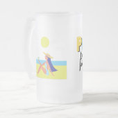 Pool Party Mattierte Tasse (Vorderseite Links)