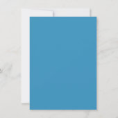 Pool Party Minimalistisch Einladung (Rückseite)