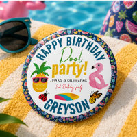 Pool-Party | Modern Summer Themed Birday Party