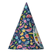 Pool-Party | Modern Summer Themed Birday Party Partyhütchen (Links)