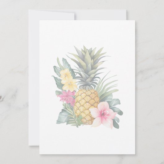 Pool Party Moderner Sommer Geburtstag Einladung (Rückseite)