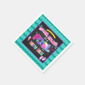 Pool Party Napkin - Girl BL Serviette (Ecke)