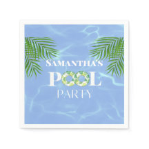Pool Party-Papierhandtuch