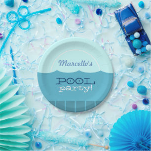 Pool-Party Pappteller