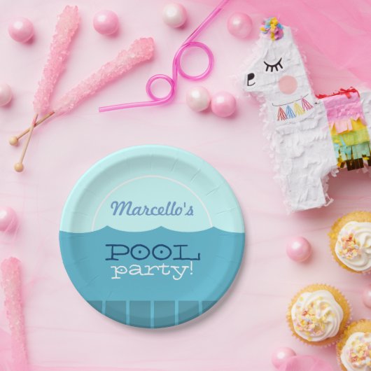 Pool-Party Pappteller (Party)