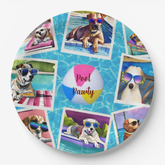 Pool-Party Pappteller