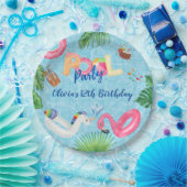 Pool-Party Pappteller (Party)