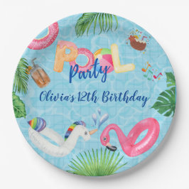 Pool-Party Pappteller