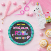 Pool Party Plate - Girl BL Pappteller (Party)