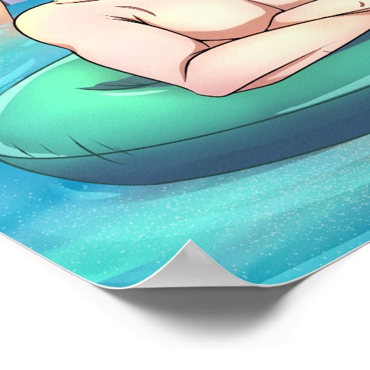 Pool-Party Poster (Ecke)