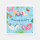 Pool-Party Serviette (Vorderseite)