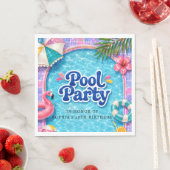 Pool Party Servietten Tropischer Flamingo (Beispiel)