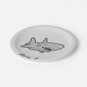 Pool Party Shark Paper Teller (Schrägansicht)