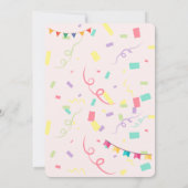 Pool Party Sommergenuss Einladung Wassermelone (Rückseite)