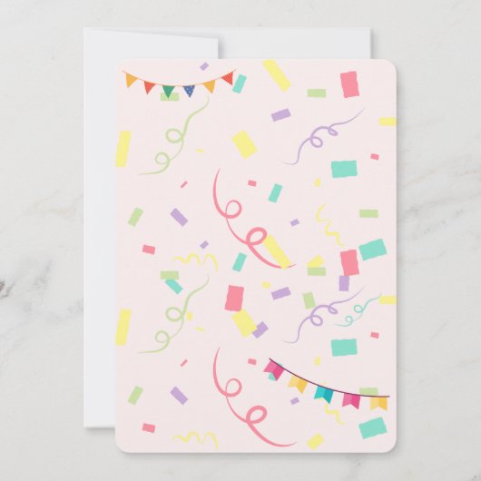 Pool Party Sommergenuss Einladung Wassermelone (Rückseite)