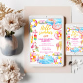 Pool-Party | Sommerliche Party Einladung