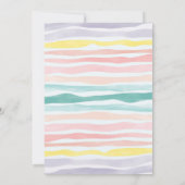 Pool Party Sommermädchen Geburtstagseinladung Einladung (Rückseite)