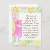 Pool Party, Spaß in der Sonne Einladung (Vorne/Hinten)