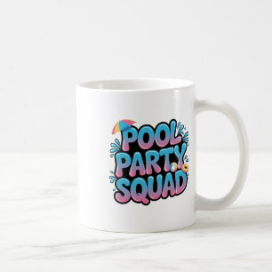 Pool Party Squad Sommer Geburtstags Kreuzfahrt Url Kaffeetasse