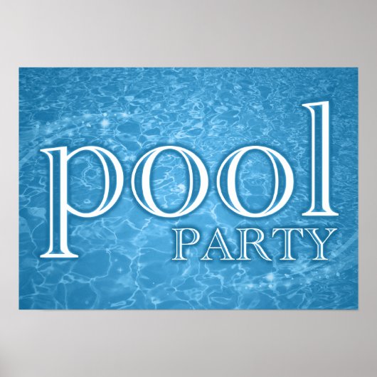 Pool Party: Sterne Poster (Vorne)