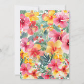 Pool Party Summer BBQ  Einladung (Rückseite)