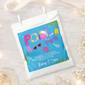 Pool Party Summer Girl Babydusche Geschenktütchen (Ausgeschnitten)