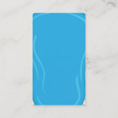 Pool Party Summer Girl Diaper Raffle Baby Dusche Begleitkarte (Rückseite)