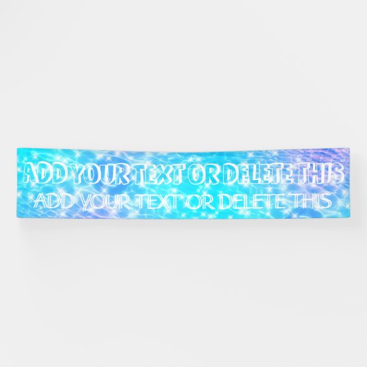 Pool Party Summer Party Tropisches Party Wasser Pa Banner (Horizontal)