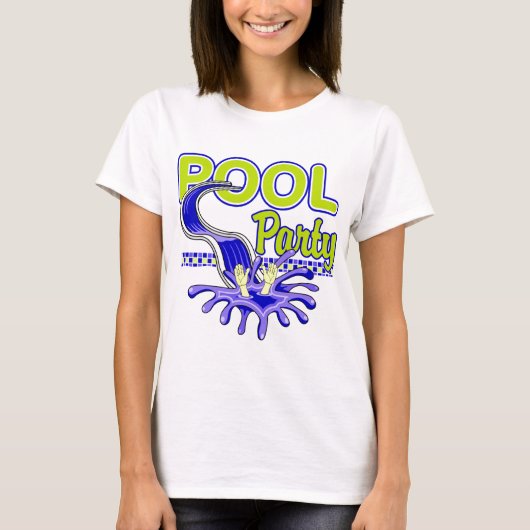 Pool-Party T-Shirt (Vorderseite)