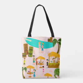 Pool-Party-tropischer Strand Tasche