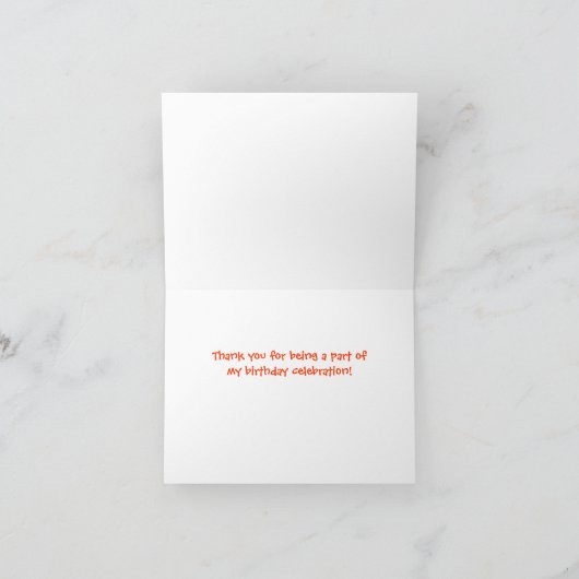 Pool-Party Vielen Dank Note Card Dankeskarte (Innenseite)