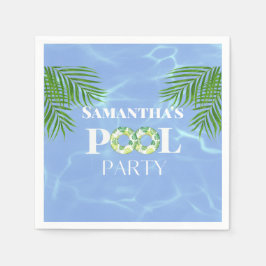Pool Paty Paper Napkin Serviette