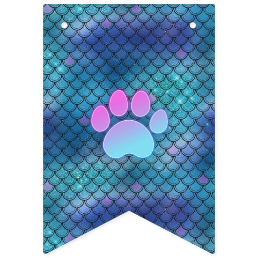 Pool Pawty Bunting Banner (Zweite Fahne)