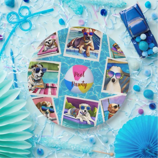 Pool Pawty Pappteller (Party)