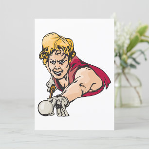 Pool Player Einladung