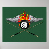 Pool Player Poster (Vorne)