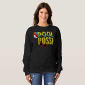 Pool Posse Beach Ball und Sonnenbrille Funny Pool Sweatshirt (Vorne ganz)