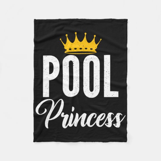 Pool Princess Pool Billard Princess Fleecedecke (Vorderseite)