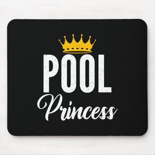 Pool Princess Pool Billard Princess Mousepad (Vorne)
