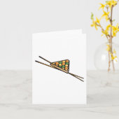 Pool Rack Billard Karte (Gelbe Blume)