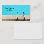 Pool-Reiniger Visitenkarte (Vorne/Hinten)