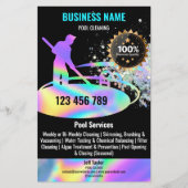 Pool-Reinigungsdienste Pool-Wartung und -Reparatur Flyer (Vorne)