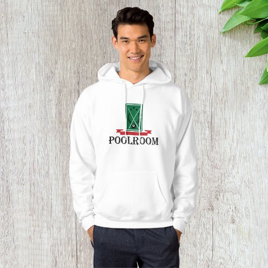 Pool Room Mens Hoodie
