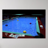 "Pool" - Schönes Billard Poster (Vorne)
