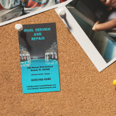 Pool Service and Repair Business Card Visitenkarte