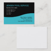 Pool Service Business Cards Visitenkarte (Vorne/Hinten)