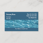 Pool Service Business Cards Visitenkarte (Vorderseite)
