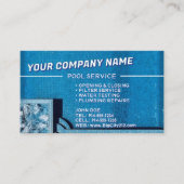 Pool Service CUSOMIZABLE Business Card Visitenkarte (Vorderseite)