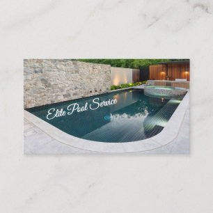 Pool Service CUSOMIZABLE Business Card Visitenkarte
