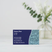 Pool-Service-Karten Visitenkarte (Stehend Vorderseite)